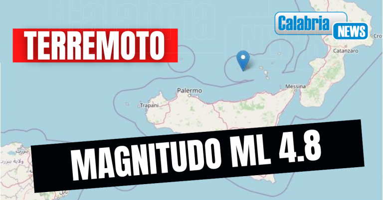 Forte scossa nel pomeriggio in provincia di Messina, sisma avvertito a Palermo e parte Reggino