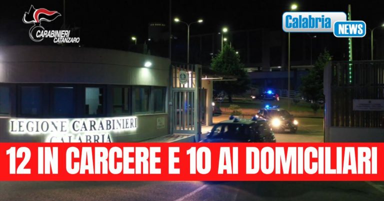 VIDEO-Catanzaro, operazione anti-‘ndrangheta dei Carabinieri tra Calabria, Monza Brianza e Arezzo