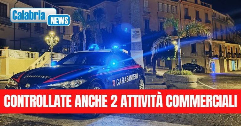 Controlli alla movida Lametina: 1 Arresto e 4 Denunce