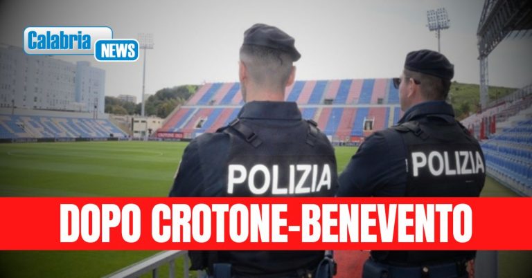 Crotone: Daspo per 5 tifosi