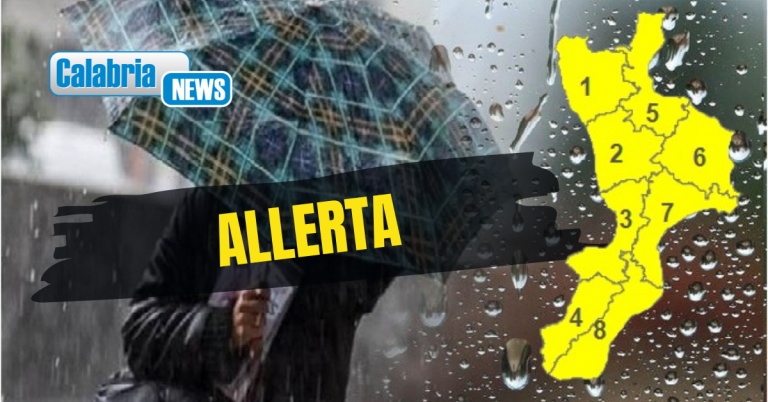 Meteo Calabria: ancora temporali, locali grandinate e vento forte. Allerta gialla anche per sabato