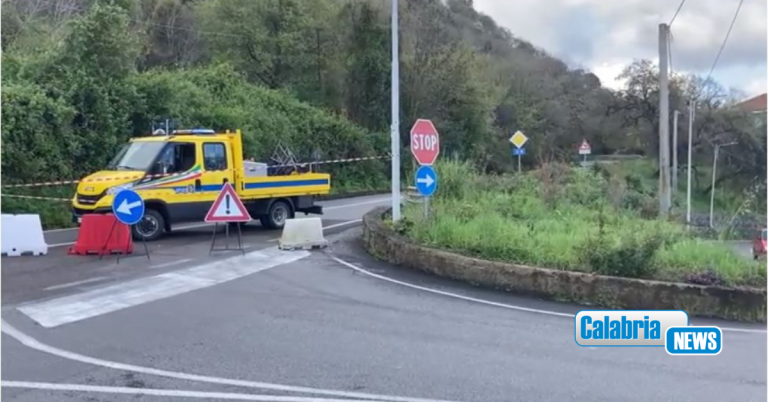 Anas: in corso le verifiche delle parti instabili della scarpata adiacente la SS18 a Vibo Valentia