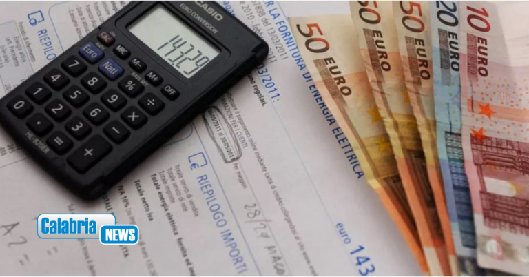 Bollette, in Calabria per luce e gas 1.789 euro a famiglia nel 2024