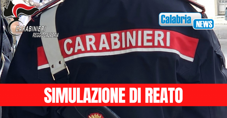 Chiama i Carabinieri per un atto intimidatorio ma le telecamere lo incastrano: denunciato nel reggino