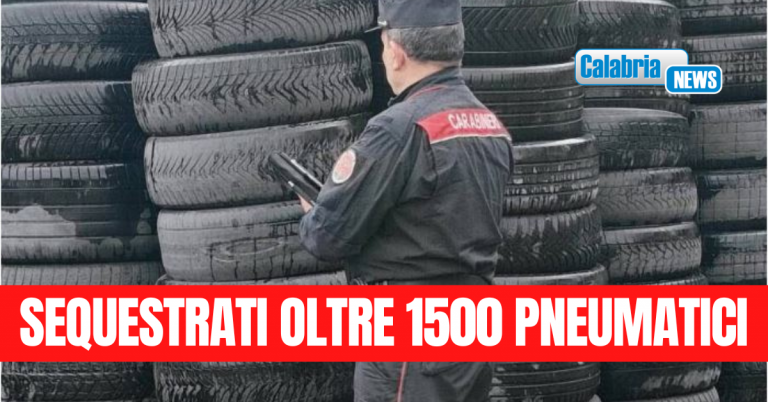 Castrolibero, gestione illecita di rifiuti: denunciato gommista