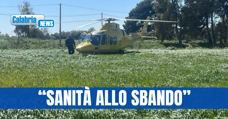 Il caso dell’eliambulanza di Cutro rimasta senza carburante e la situazione critica del crotonese