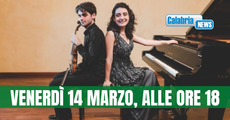 Amici della Musica, nella Sala Concerti di Palazzo De’ Nobili a Catanzaro il Duo Marvulli-Columbro