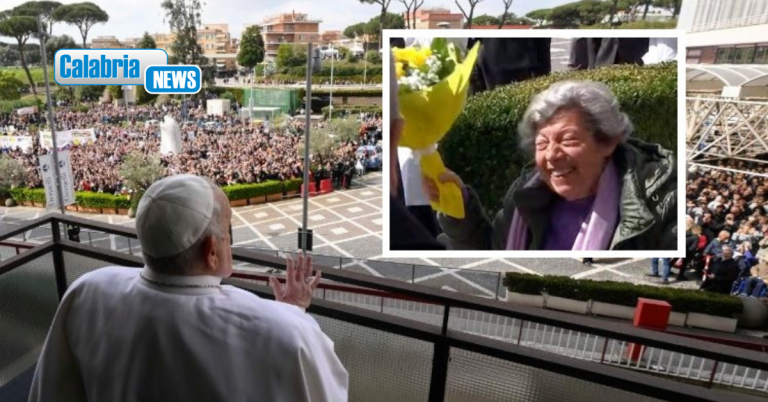 E’ calabrese la signora salutata da Papa Francesco. L’emozione di Carmela Mancuso