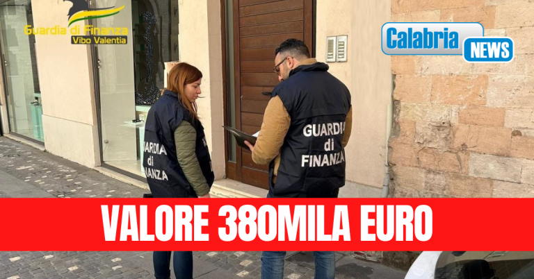 Guardia di Finanza di Vibo Valentia esegue provvedimento di confisca di beni