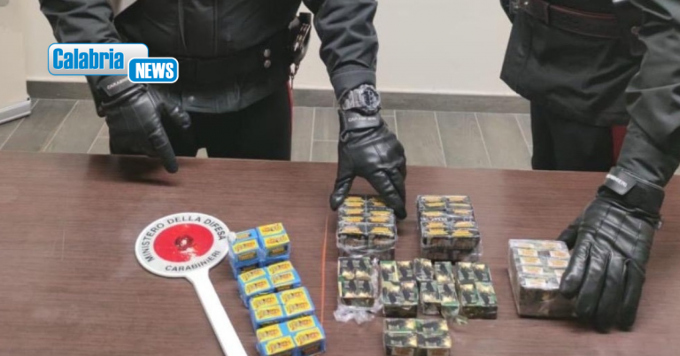 Crotone, sequestrati 2,5 chili di hascisc nascosti in un seminterrato nel quartiere ‘Fondo Gesù’