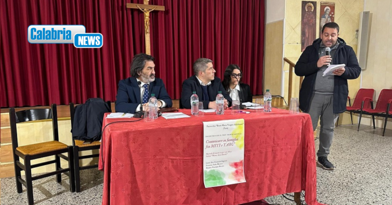 Lamezia, “Comunicare in famiglia: fra miti e tabù”, incontro con il professore Marco Santilli
