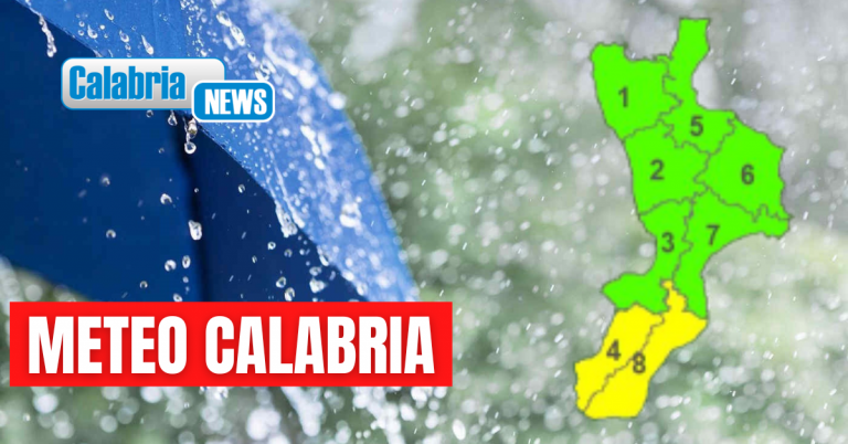 Sabato con allerta gialla sulla provincia di Reggio Calabria: temporali, venti forti e mareggiate