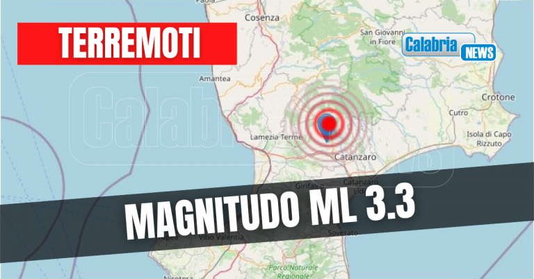 Trema ancora il catanzarese: nuova scossa nel pomeriggio nell’area da cui origina lo sciame sismico