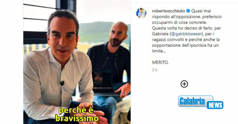 Consulenze Calabria Film commission, Occhiuto: video con videomaker definito skipper da minoranza
