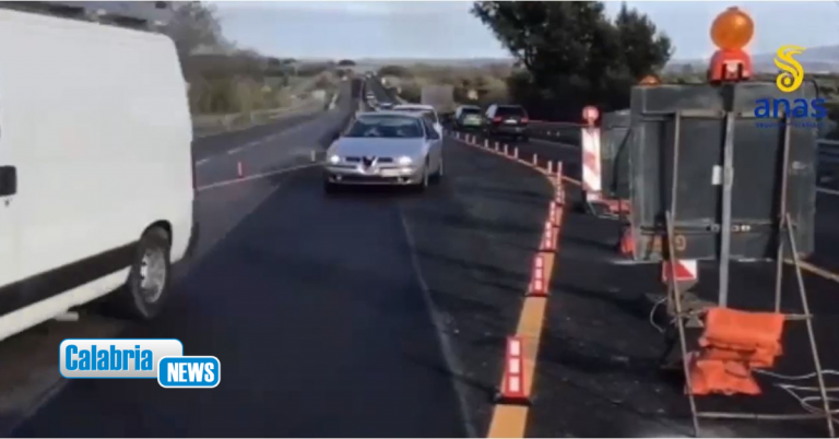 VIDEO-Lamezia, alluvione di ottobre: in fase di completamento lavori sulla statale 280