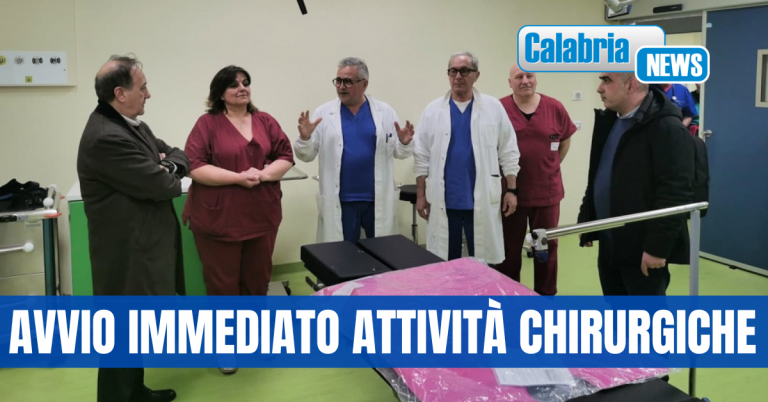Soverato, ultimati i lavori e completato il nuovo blocco operatorio dell’ospedale