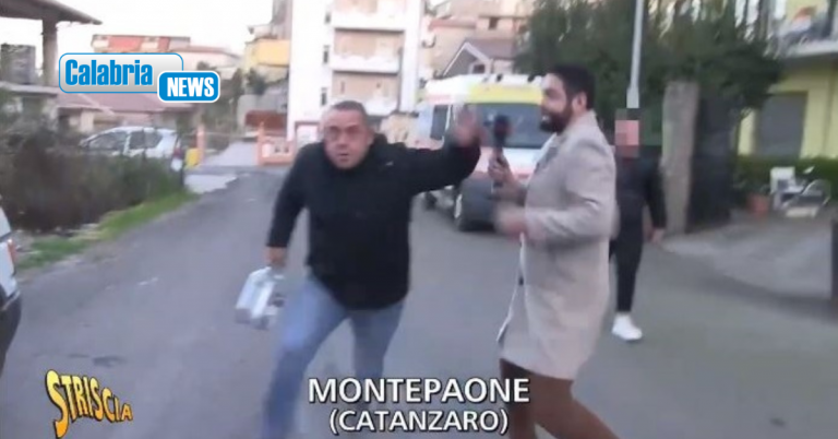 ‘Striscia la notizia’, aggredita troupe in Calabria: damigiana di vetro scagliata contro un operatore