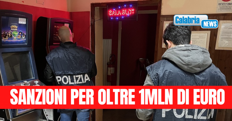 Villa San Giovanni, slot-machine contraffatte: sala giochi chiusa e titolare denunciato