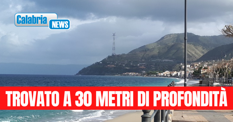 Ordigno bellico in mare a Villa San Giovanni: giovedì sarà fatto brillare, ecco le modalità