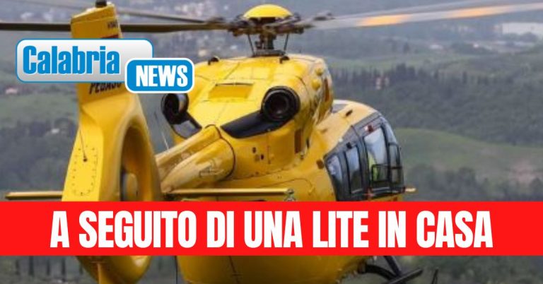 Donna precipita dal balcone a Botricello: necessario l’intervento dell’elisoccorso