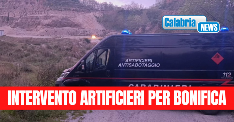 Nel Catanzarese rinvenuta una bomba a mano della seconda guerra mondiale