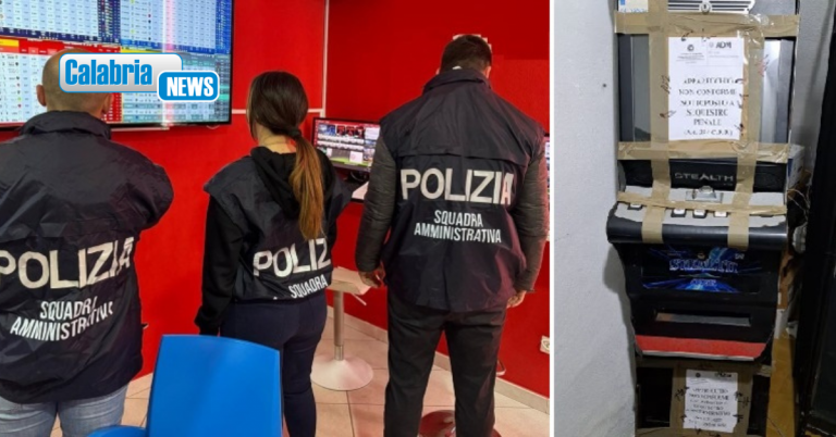Catanzaro, contrasto scommesse e giochi illegali: controlli della Polizia Amministrativa e di Sicurezza