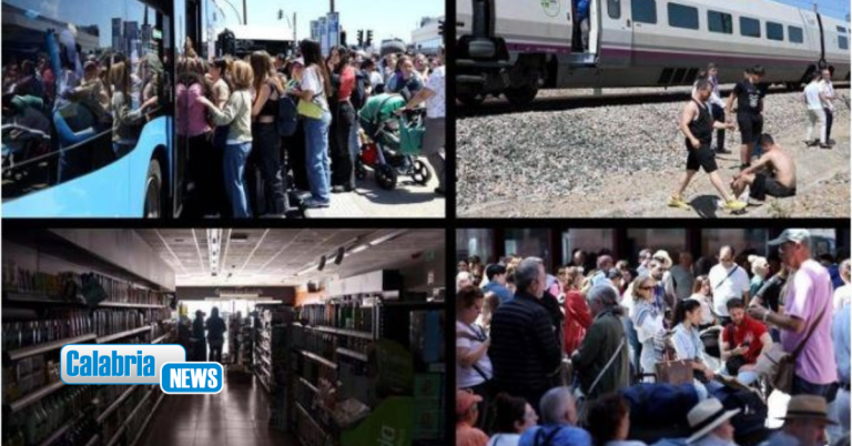 Mega blackout in Spagna, “causa forse raro fenomeno atmosferico”. Caos anche in Portogallo e Francia