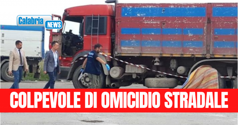 Camionista 57enne calabrese travolse collega nel Bolognese: condannato a 3 anni-NOME