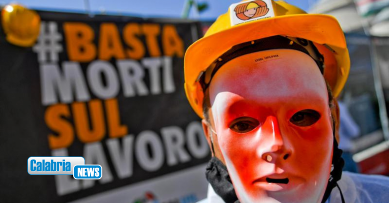 Morti sul lavoro in Italia: +16% nel primo bimestre 2025, 138 decessi. Anche Calabria in ‘zona rossa’