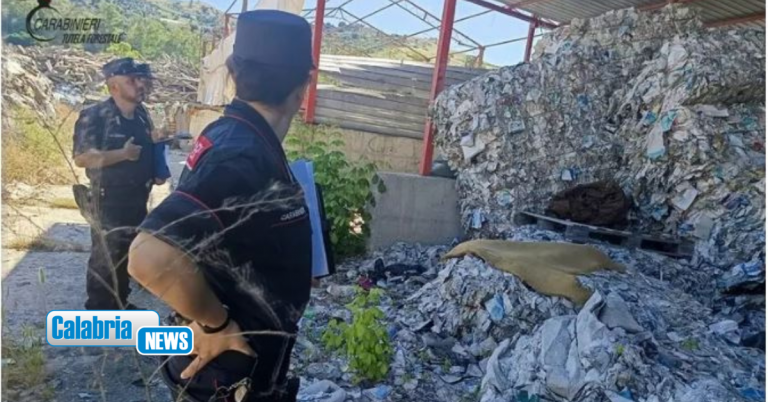 Sequestrata nel cosentino area ex impianto di stoccaggio rifiuti di quasi 13 mila metri quadri