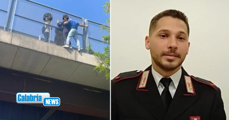 E’ calabrese il giovane Carabiniere che nel bergamasco ha salvato una donna dal suicidio