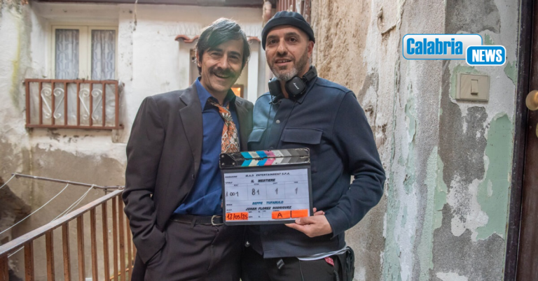 Luigi Lo Cascio protagonista del film “Il mestiere” che si gira in Calabria