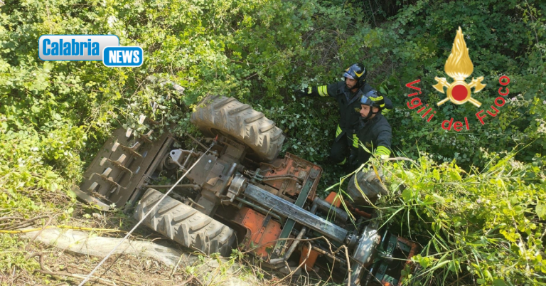 Trattore si ribalta: muore agricoltore nel Vibonese
