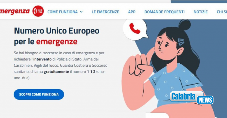 VIDEO-Da oggi è online il nuovo sito italiano del Numero Unico di Emergenza europeo 112