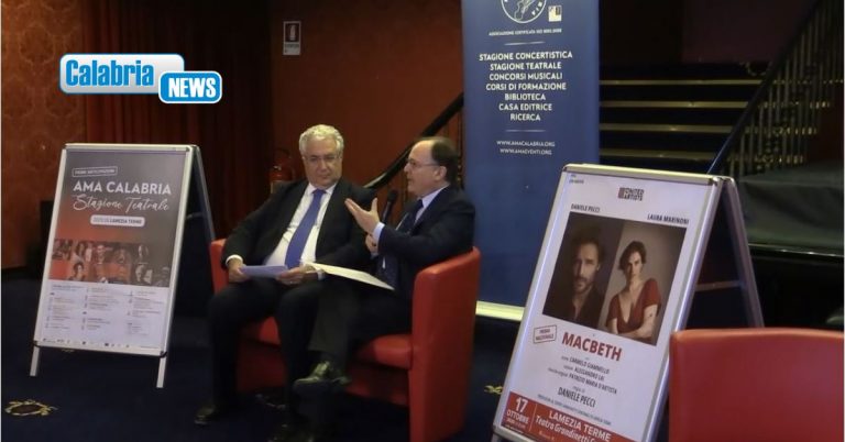 VIDEO-Nuova stagione teatrale AMA Calabria: Massimiliano Gallo e Alessandro Preziosi tra gli artisti