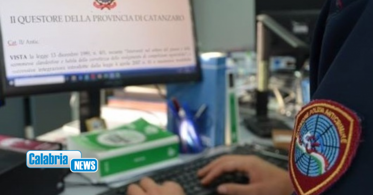 Divieto di Accesso alle Aree Urbane per un catanzarese e tre persone di Lamezia Terme
