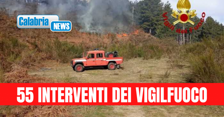 Con l’arrivo del caldo ecco gli incendi: Nel Cosentino evacuate per precauzione 10 persone da una Rsa
