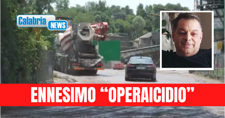 Incidente sul lavoro nel Comasco: operaio calabrese di 57 anni muore travolto da un blocco di cemento