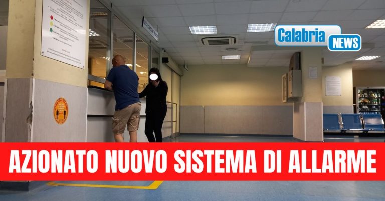 Lamezia, danneggia a testate vetro triage pronto soccorso: identificato dalla Polizia