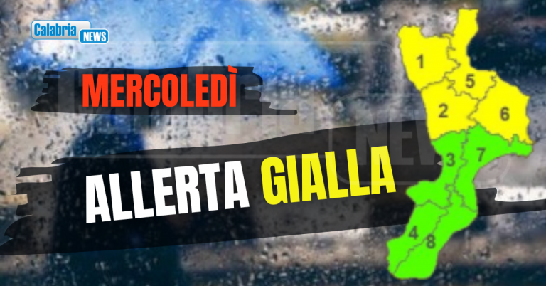 Pausa caldo al Sud: pioggia e temporali anche sulla Calabria settentrionale