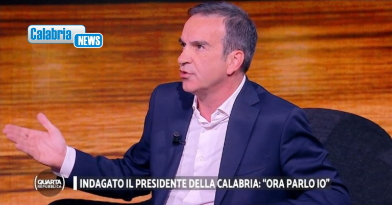 Occhiuto indagato si “difende” in Tv: ‘mai dato incarico al mio ex socio, mi ricandido’