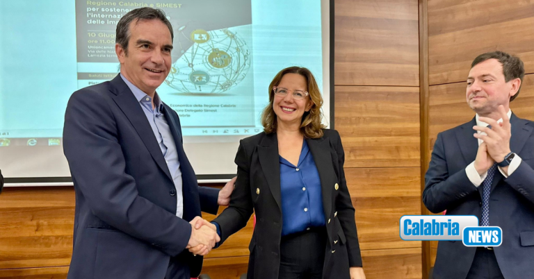 SIMEST e Regione Calabria: sottoscritto accordo per l’internazionalizzazione delle imprese locali