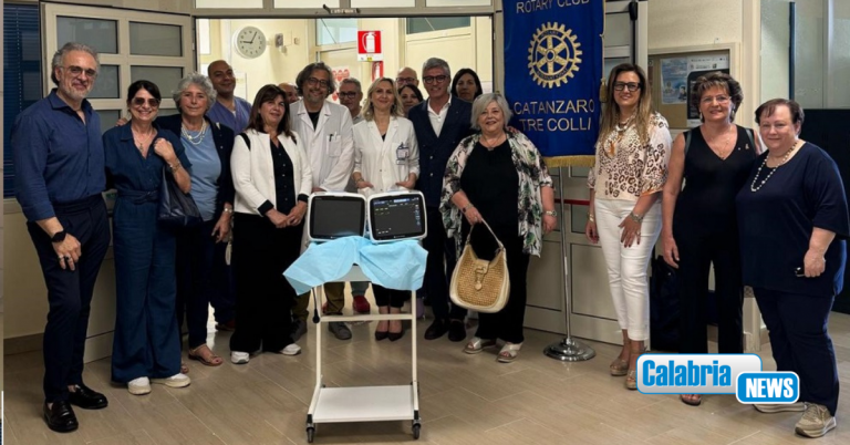 Donati due monitor per il monitoraggio remoto dei pazienti al reparto di Ematologia di Catanzaro
