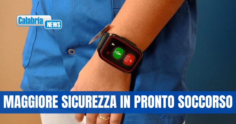 All’Asp di Crotone a beve in funzione il primo sistema con bracciali antiaggressione in Calabria