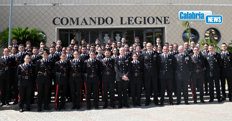 Il Comandante Legione Carabinieri Calabria ha incontrato i nuovi 68 Marescialli arrivati nei reparti