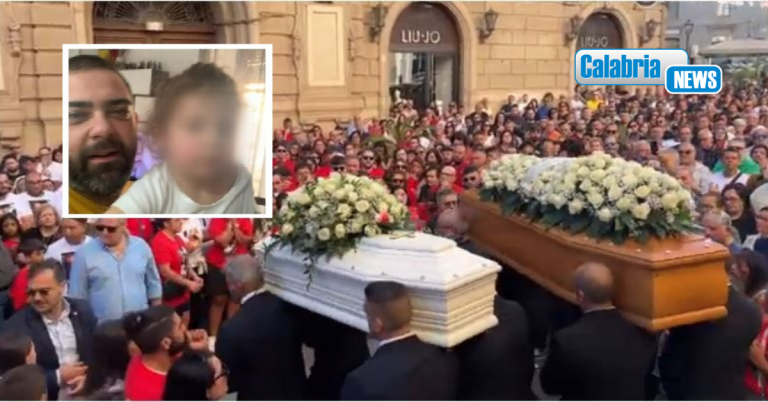 Catanzaro, oggi l’ultimo saluto ad Emanuele Scafidi e alla sua piccola Giorgia