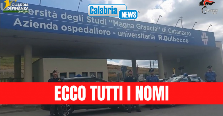 VIDEO-Catanzaro, alla ‘Dulbecco’ Prestazioni private e “in nero” durante i turni in ospedale: 11 arresti