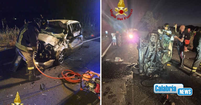 Grave incidente stradale sulla Statale 107 a Rocca di Neto, tre feriti tra cui un neonato in ospedale