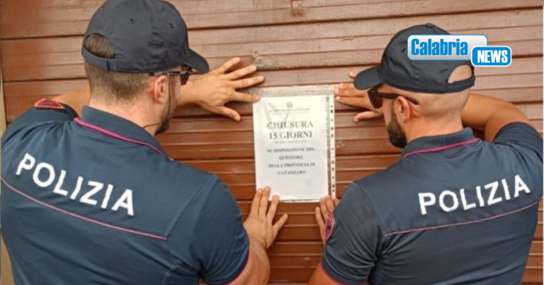 Lamezia, bar del centro frequentato da pregiudicati: Questore dispone 15 giorni di chiusura