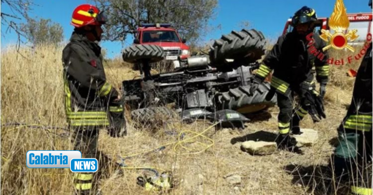 Platì, si ribalta trattore: muore agricoltore 63enne